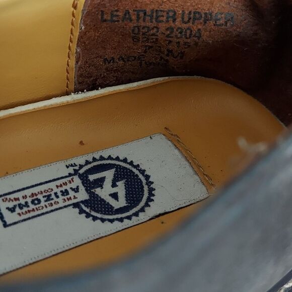 Arizona Jean Co Vintage Brown Leather Oxfords Size 7 - Picture 10 of 10